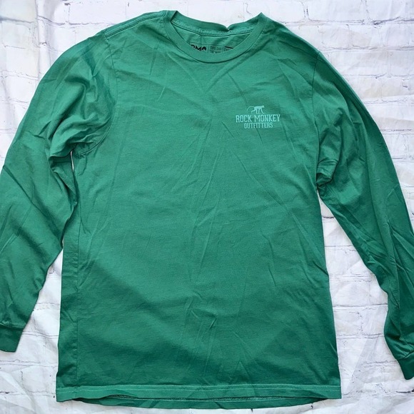NWOT Unisex Adult Small Rock Monkey Outfitters LS Graphic TShirt - Picture 2 of 6